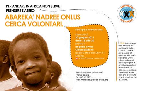 mail: marzia.saglia@abareka.org - abareka-ricerca-volontari-mali-milano